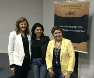 Rosenei Zanchett, Cristina Rosa e Simone Amorim.
