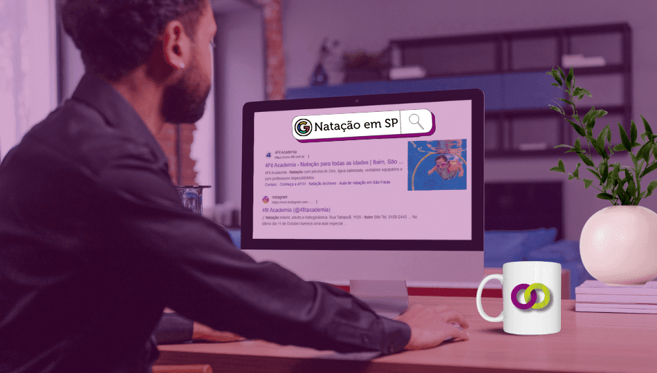 Resultado orgânico com Marketing Digital, cliente Estrutura na 1ª página do Google Search